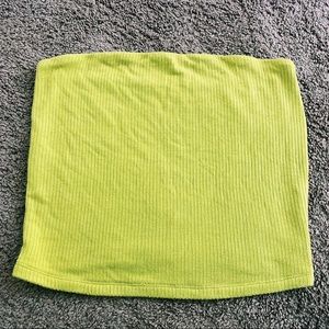 American Eagle Lime Green Tube Top Never Worn